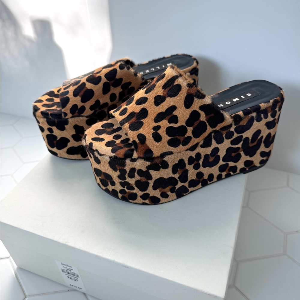 Simon Miller Cheetah Platform Sandals